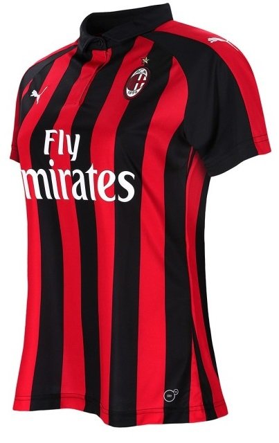 Camisa feminina oficial Puma Milan 2018 2019 I 