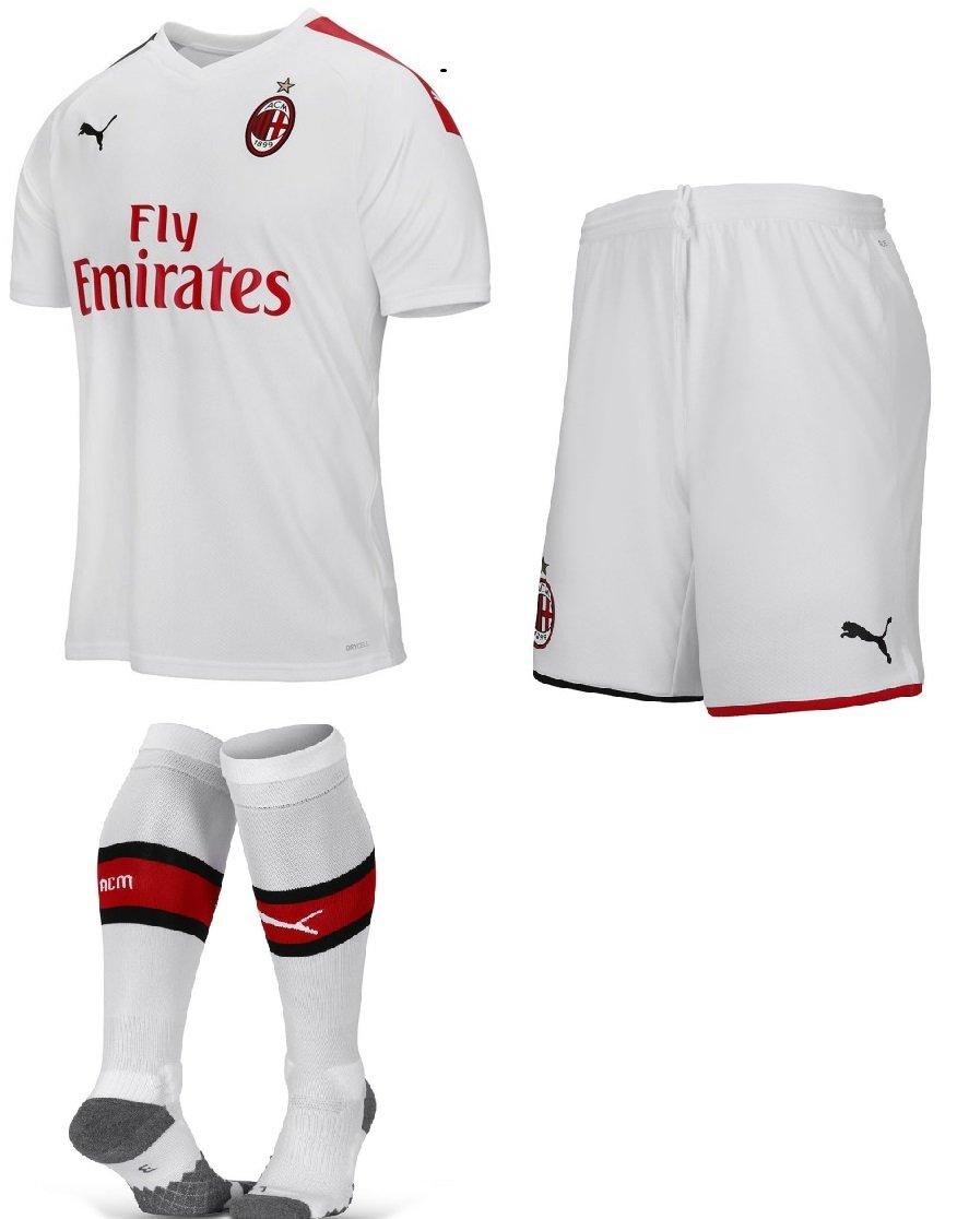 Kit adulto oficial Puma Milan 2019 2020 II jogador