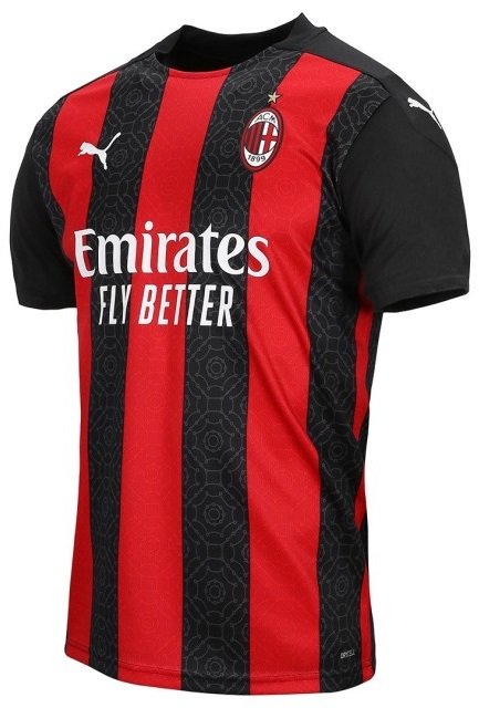 Camisa oficial Puma Milan 2020 2021 I Jogador