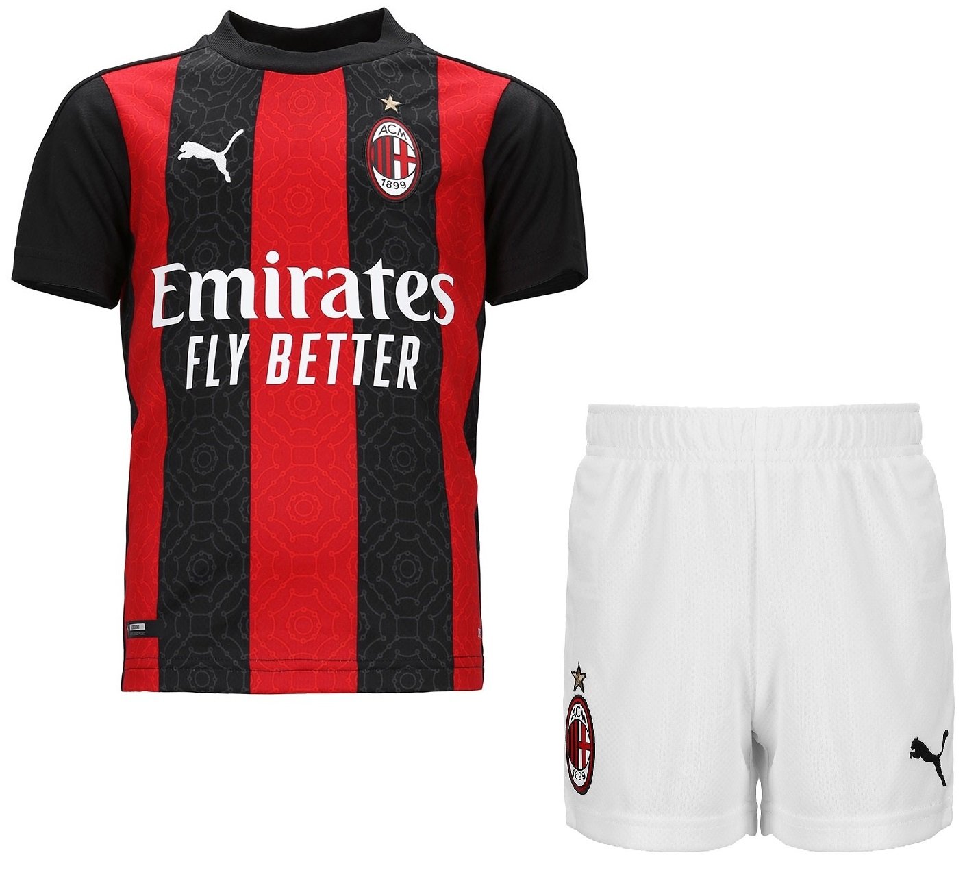 Kit infantil oficial Puma Milan 2020 2021 I jogador