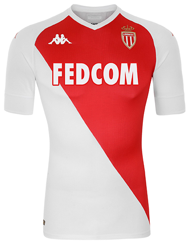 Camisa oficial Kappa Monaco 2020 2021 I jogador