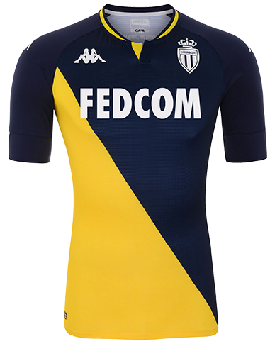 Camisa oficial Kappa Monaco 2020 2021 II jogador
