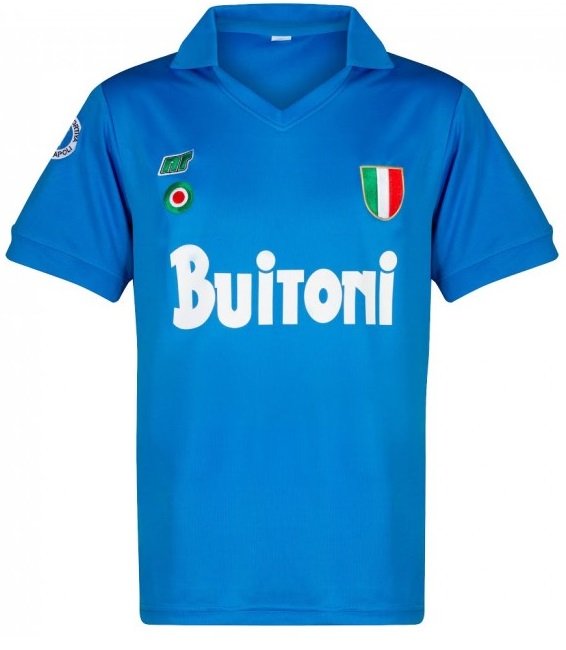Camisa retro NR Napoli 1987 1988 I jogador 