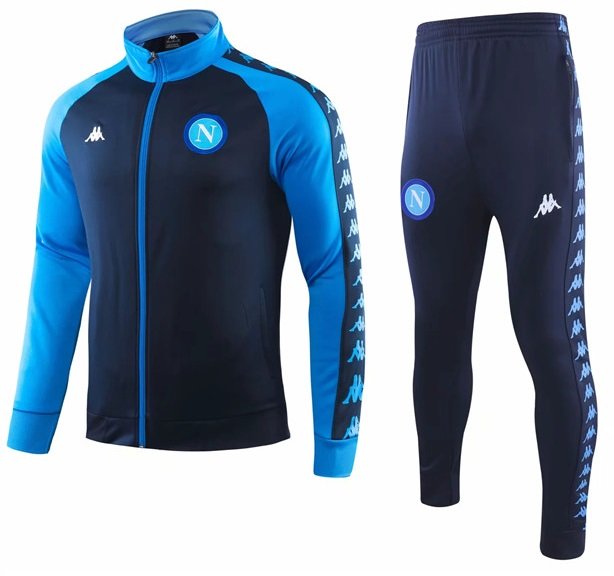 Kit treinamento oficial Kappa Napoli 2019 2020 Azul