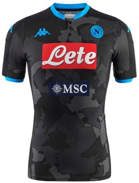 Camisa oficial Kappa Napoli 2019 2020 IIII jogador