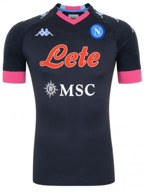Camisa oficial Kappa Napoli 2020 2021 III jogador