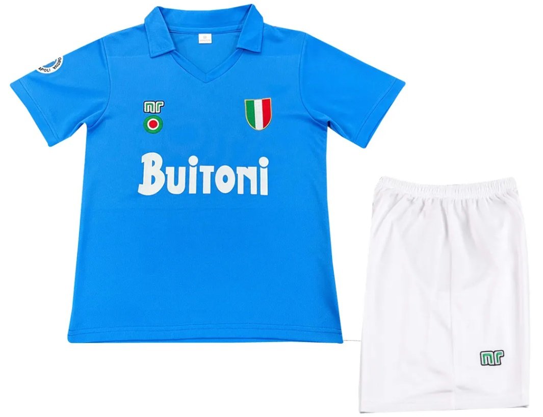 Kit infantil I Napoli 1987 1988 NR retro 