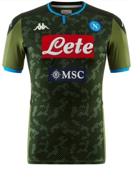 Camisa oficial Kappa Napoli 2019 2020 II jogador