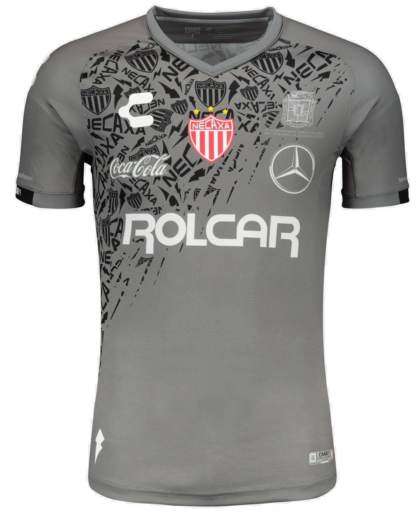 Camisa oficial Charly Necaxa 2019 2020 II jogador