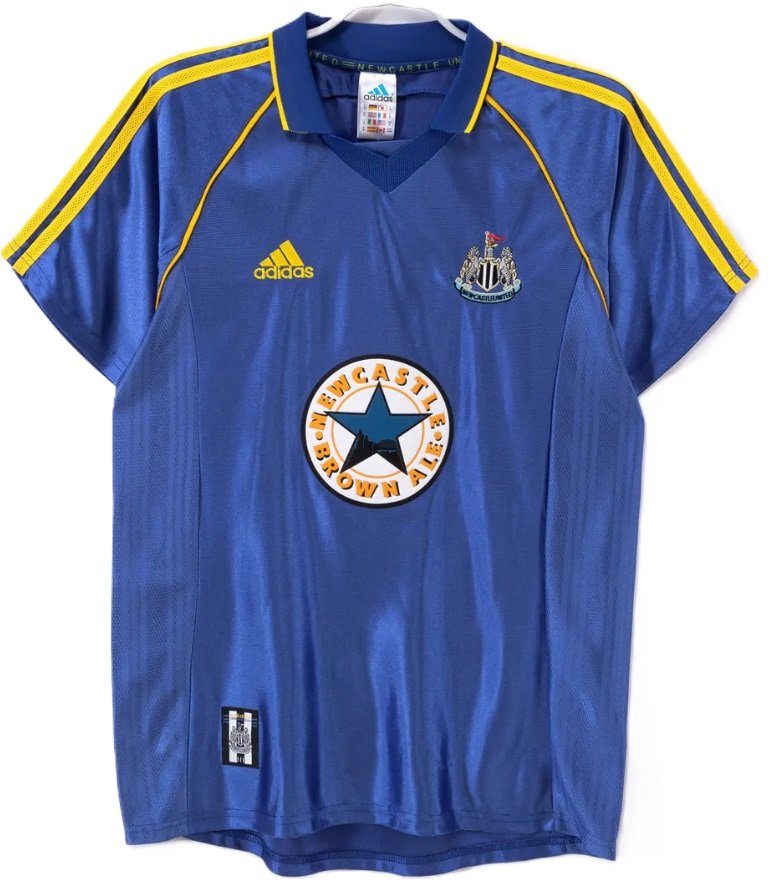 Camisa II Newcastle United 1998 2000 Adidas retro