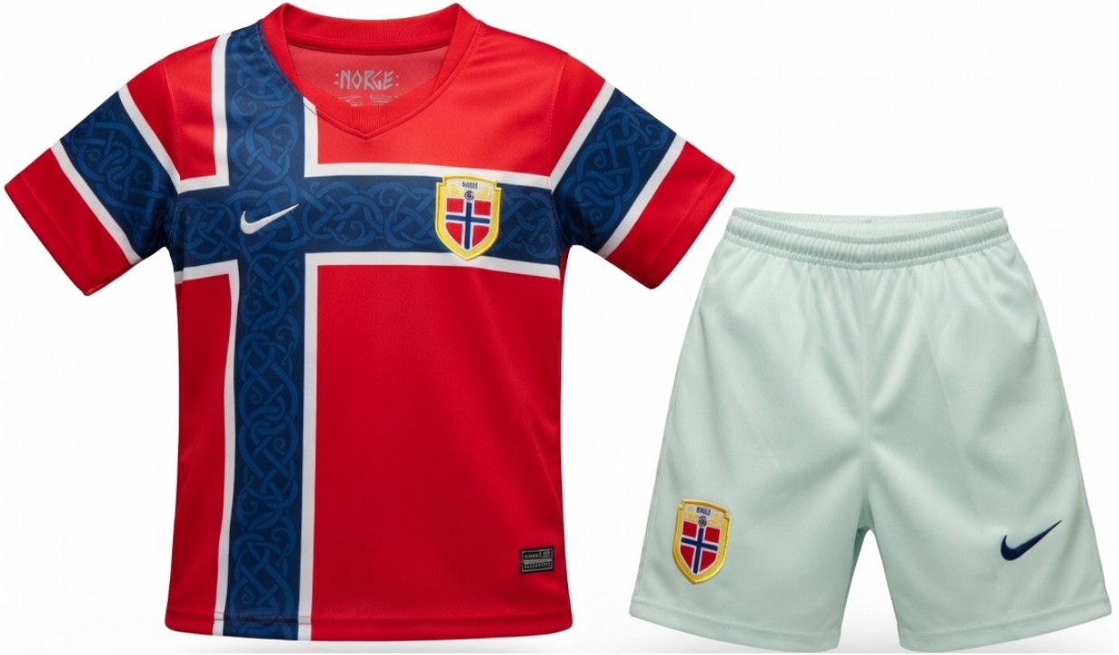 Kit infantil I Seleção da Noruega 2026 Home 