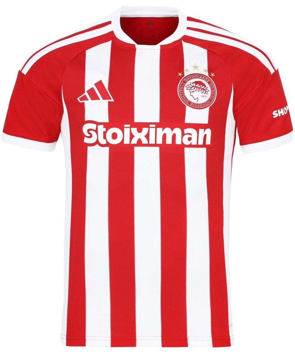 Camisa I Olympiacos 2026 2027 Adidas oficial
