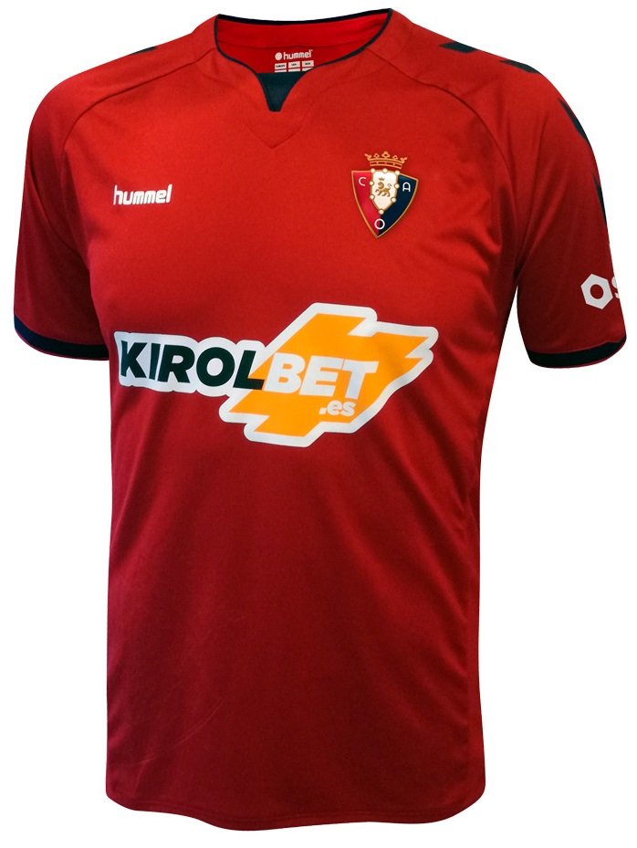 Camisa oficial Hummel Osasuna 2019 2020 I jogador