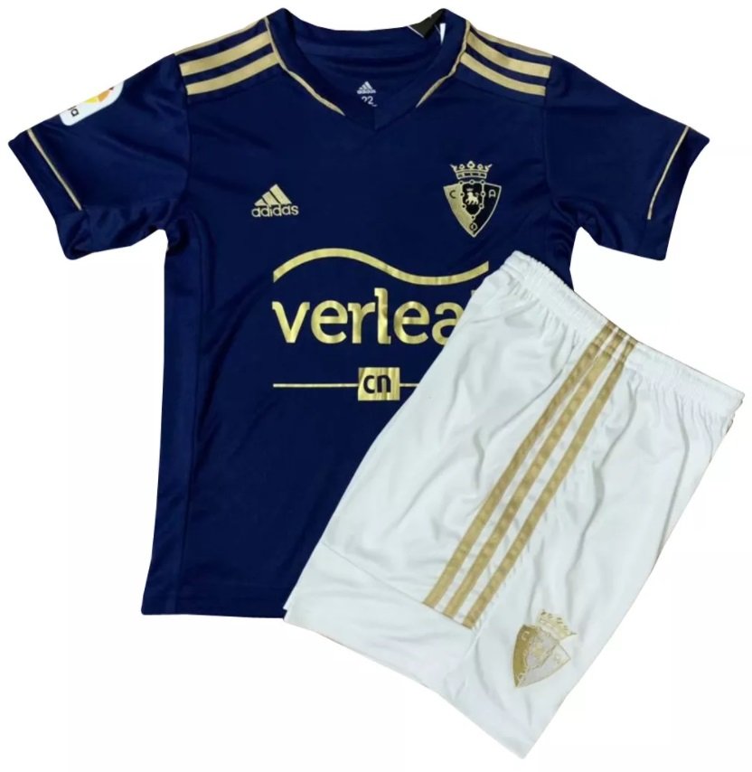 Kit infantil oficial Adidas Osasuna 2020 2021 II jogador