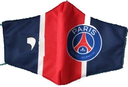 Mascara personalizada PSG 2020 2021 Azul