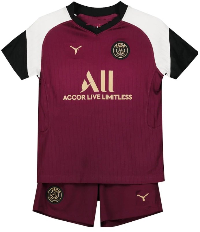 Kit infantil PSG 2020 2021 III Third jogador