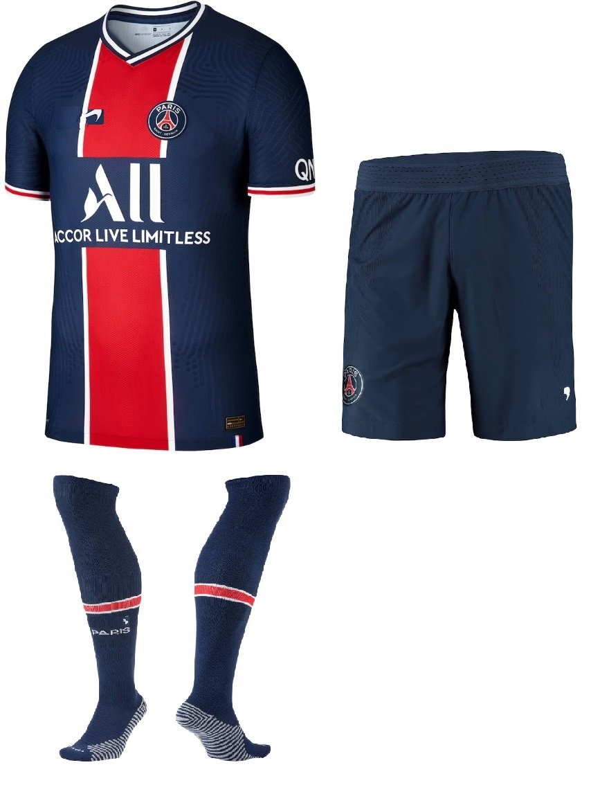 Kit adulto PSG 2020 2021 I Home jogador