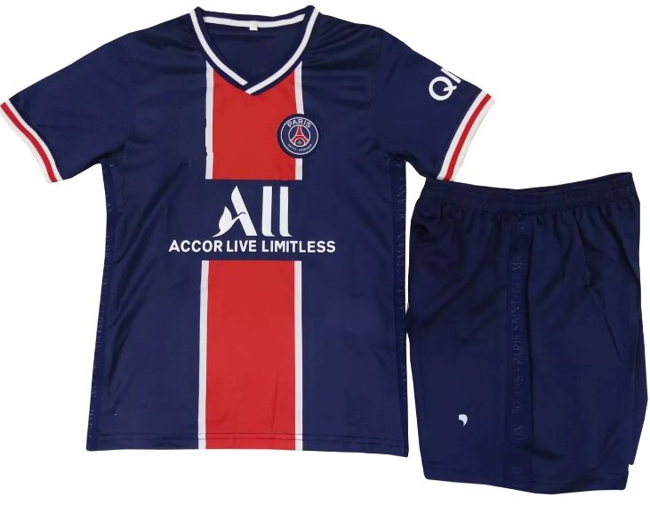 Kit infantil PSG 2020 2021 I Home jogador