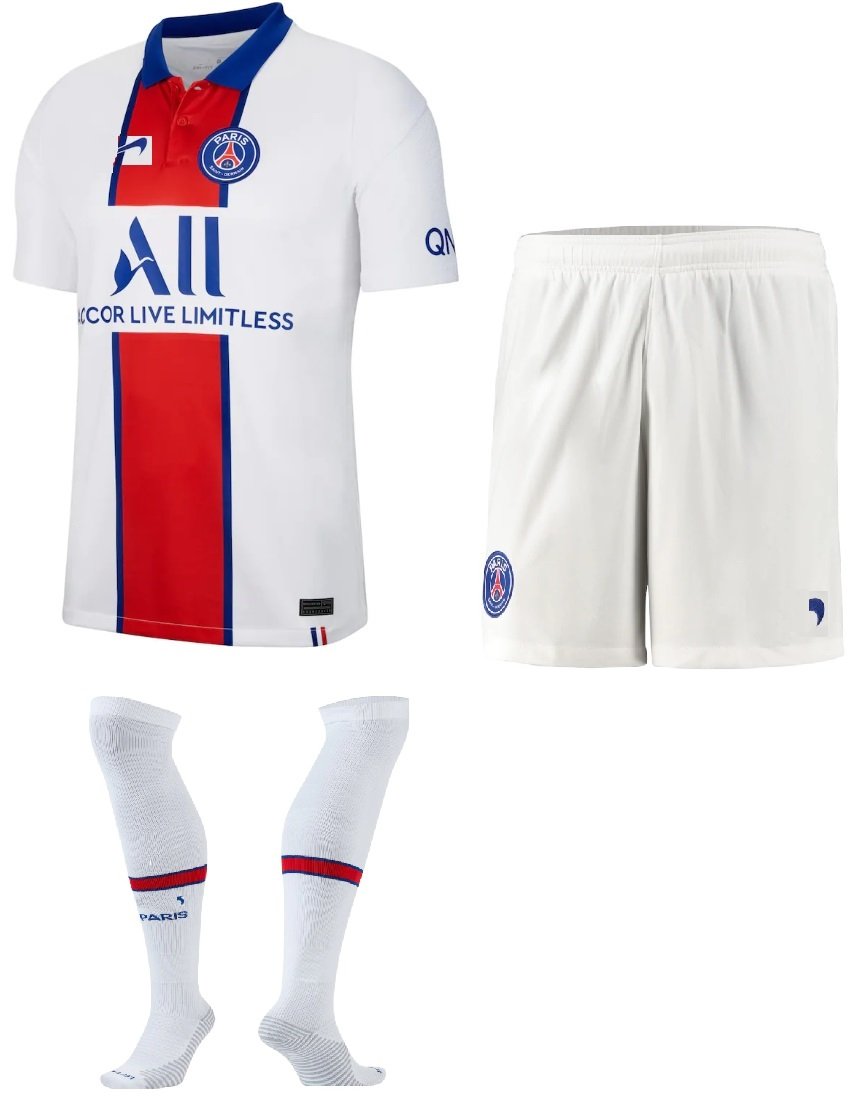 Kit adulto PSG 2020 2021 II Away jogador