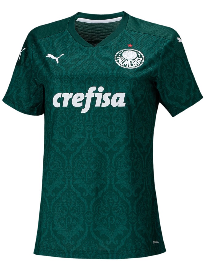 Camisa feminina oficial Puma Palmeiras 2020 I 