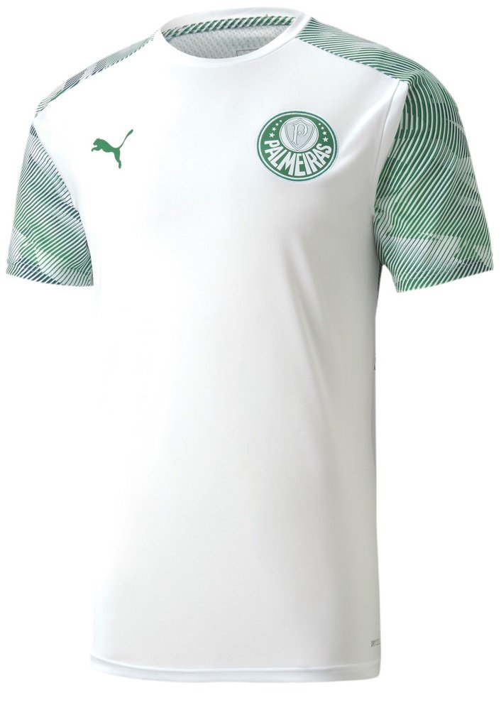 Camisa de treino oficial Puma Palmeiras 2020 branco