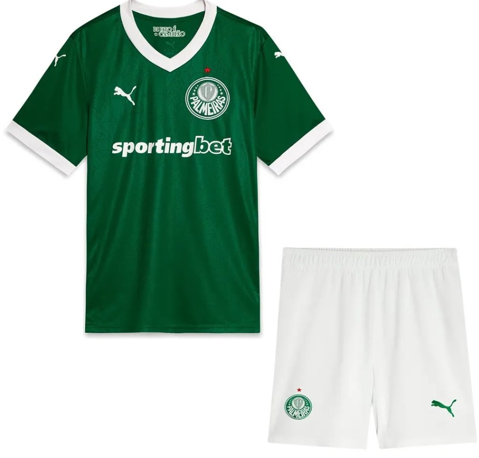 Kit infantil I Palmeiras 2025 Puma oficial