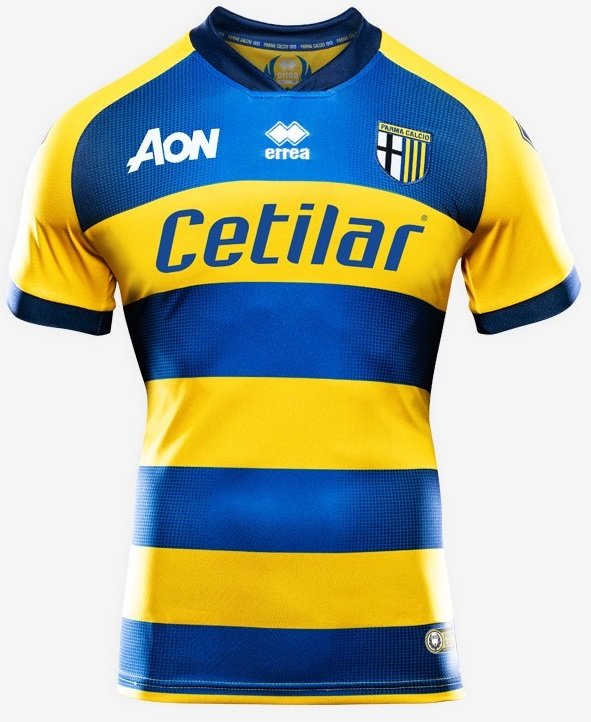 Camisa oficial Errea Parma 2018 2019 II jogador