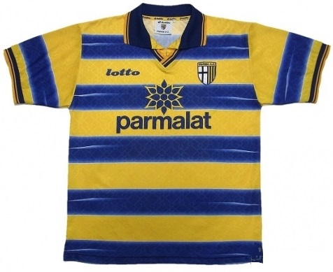 Camisa retro Lotto Parma 1998 1999 I jogador 
