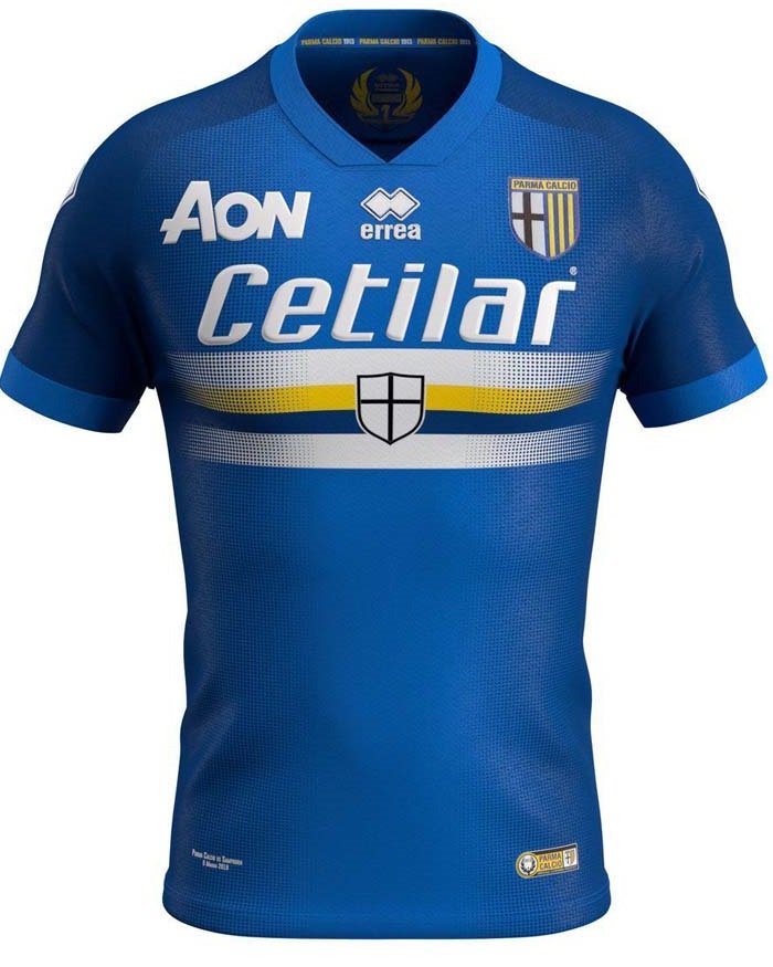 Camisa oficial Errea Parma 2018 2019 edição especial