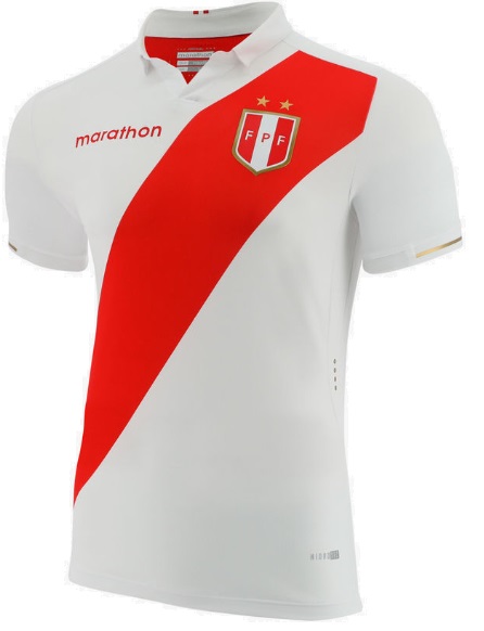 Camisa oficial Marathon seleção do Peru 2019 I jogador 