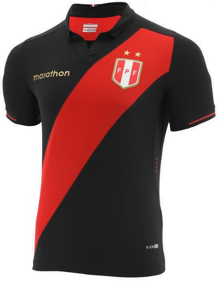 Camisa oficial Marathon seleção do Peru 2019 II jogador 