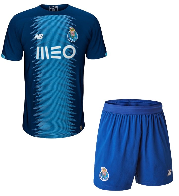 Kit infantil oficial New Balance Porto 2019 2020 III jogador