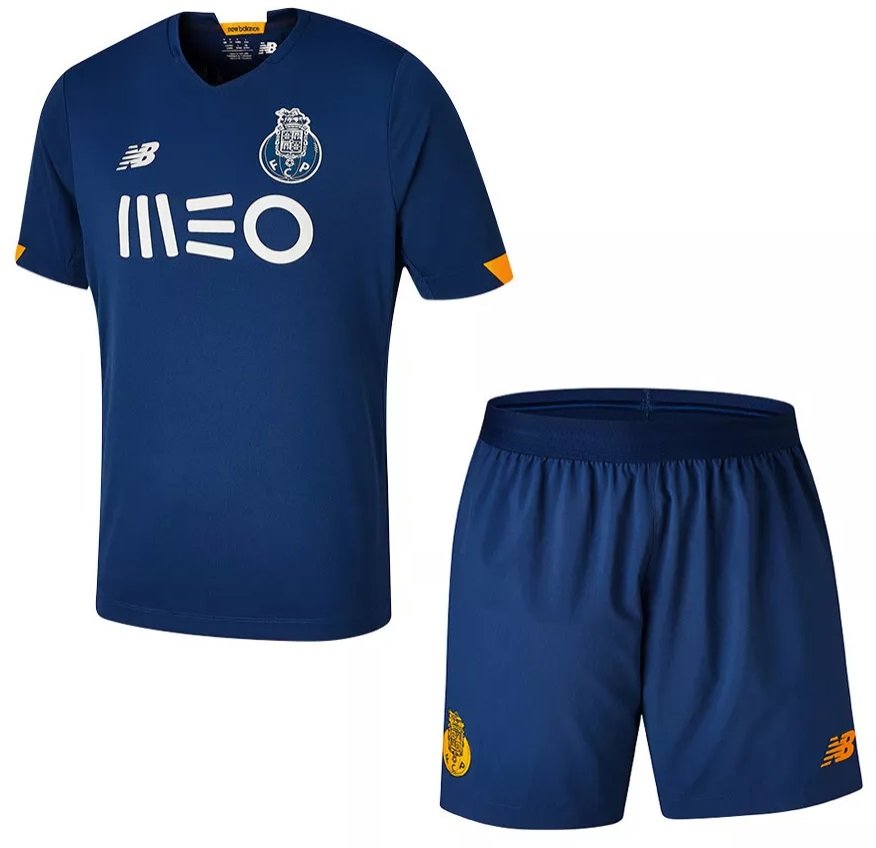 Kit infantil oficial New Balance Porto 2020 2021 II jogador