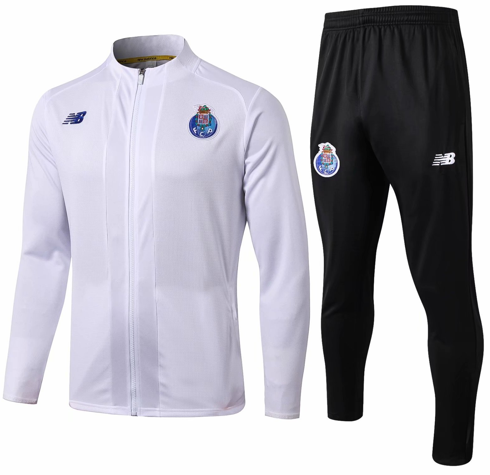 Kit treinamento oficial New Balance Porto 2019 2020 Branco e preto