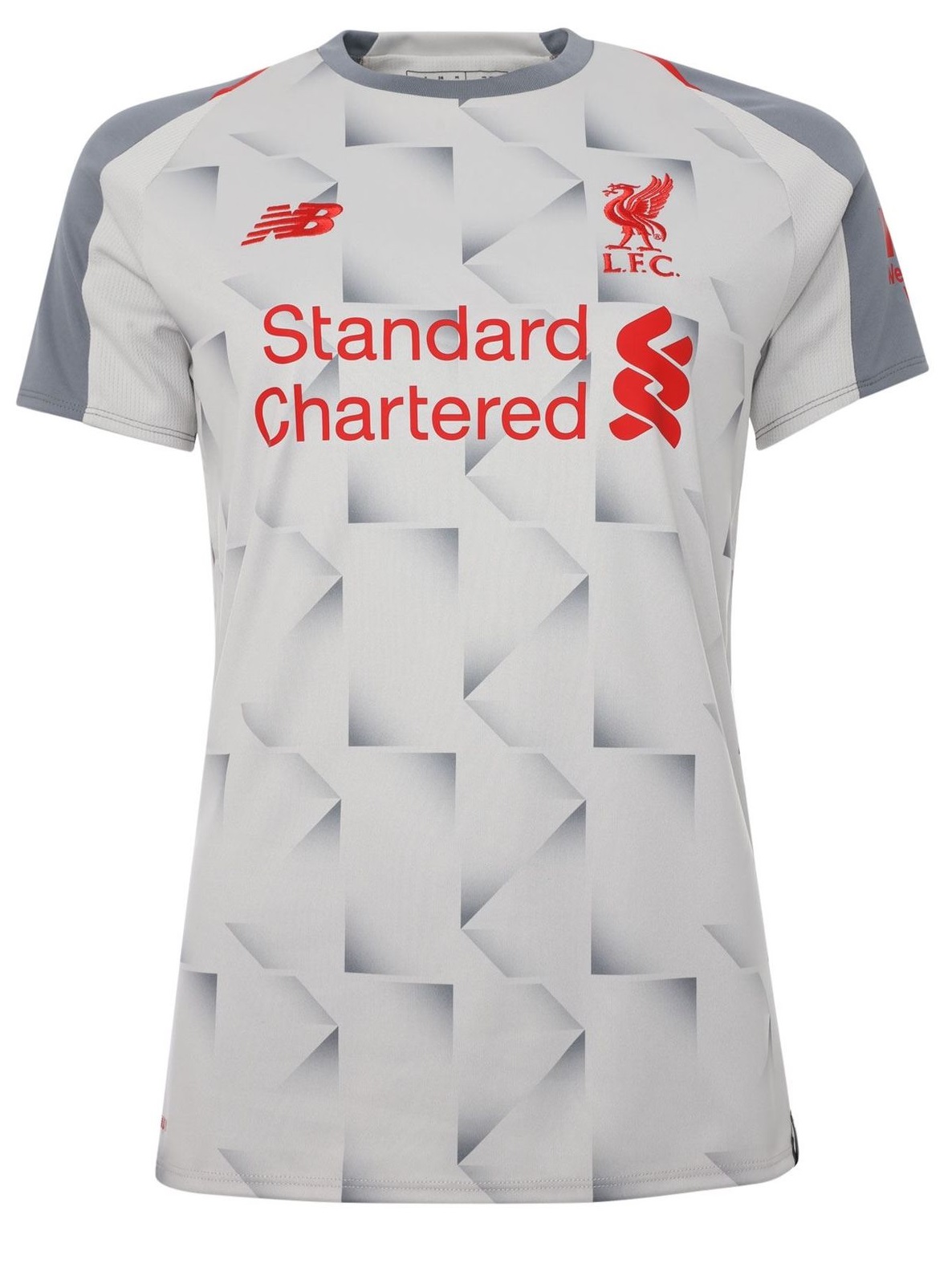 Camisa feminina oficial New Balance Liverpool 2018 2019 II