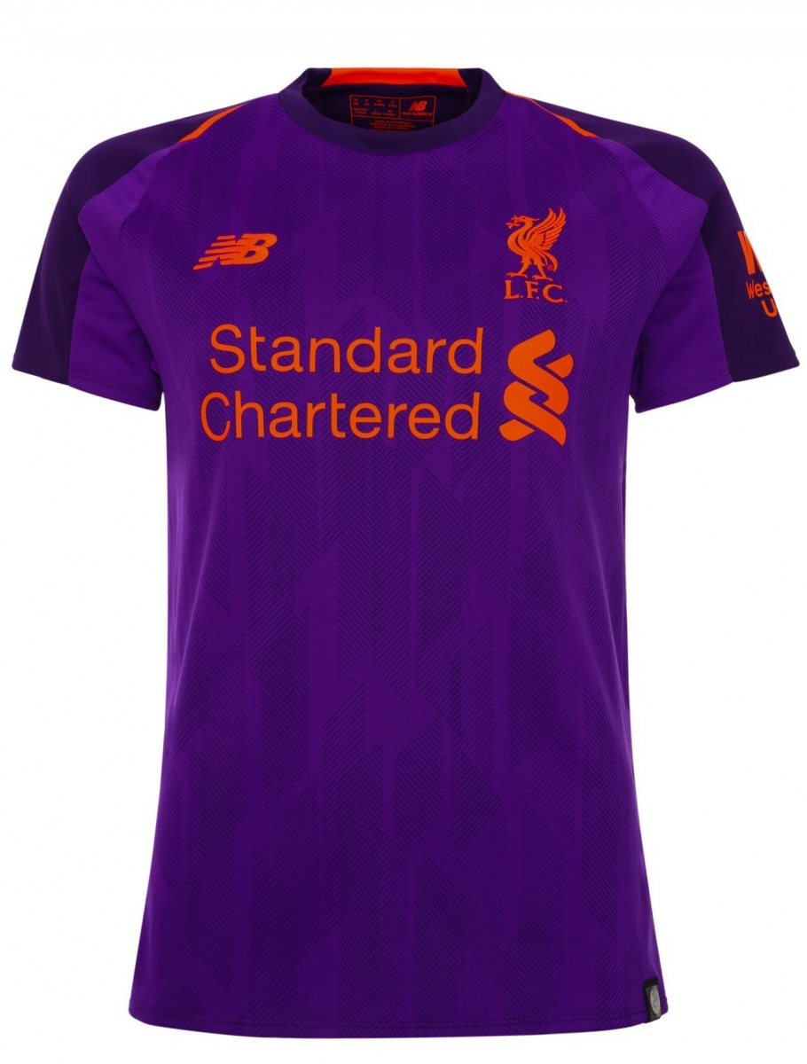 Camisa feminina oficial New Balance Liverpool 2018 2019 III