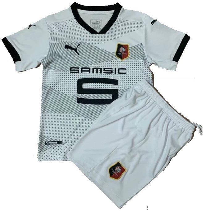 Kit infantil oficial Puma Rennes 2020 2021 II jogador