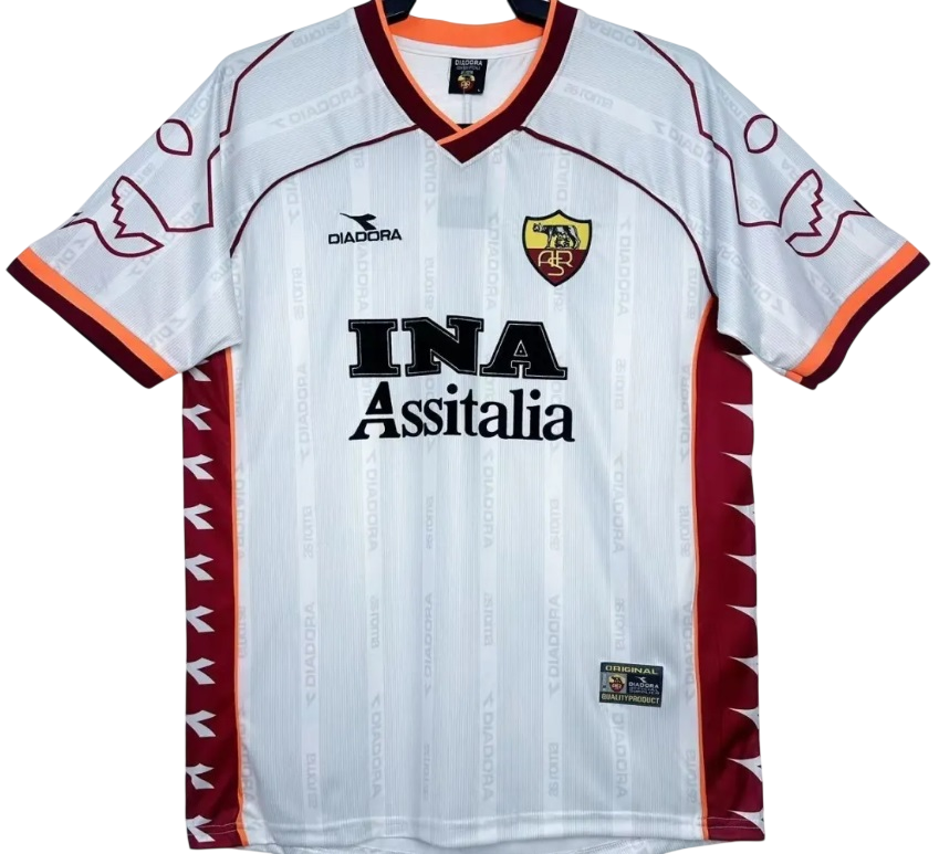 Camisa II Roma 1999 2000 Retro Diadora