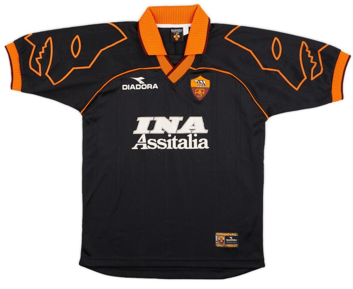 Camisa III Roma 1999 2000 Retro Diadora