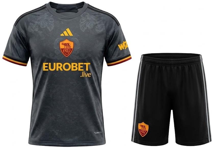 Kit infantil III Roma 2026 2027 Adidas oficial 