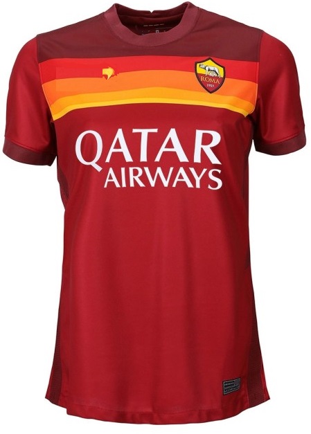 Camisa Feminina Roma 2020 2021 I Home