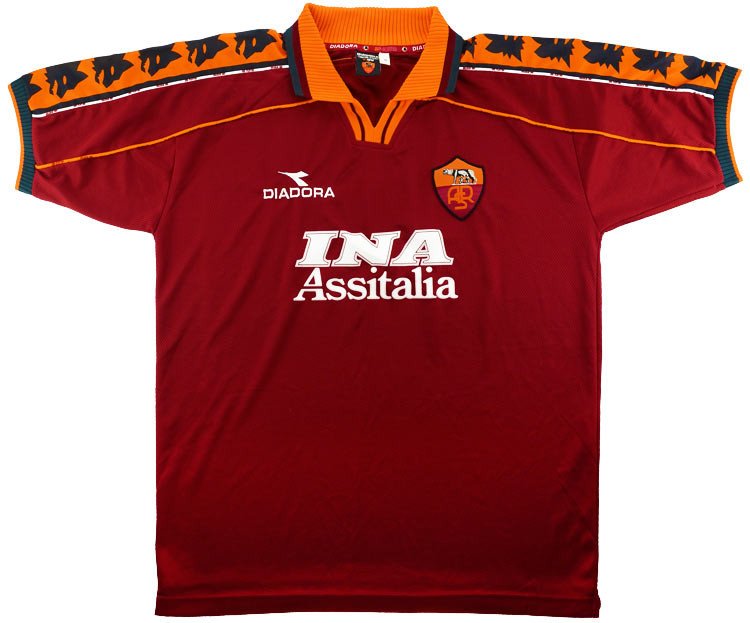 Camisa I Roma 1998 1999 Retro Diadora