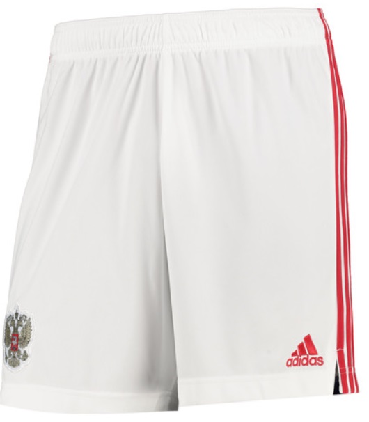Calção oficial Adidas seleção da Russia 2020 2021 I jogador