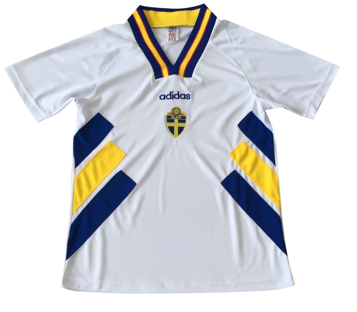 Camisa retro Adidas seleção da Suécia 1994 II jogador