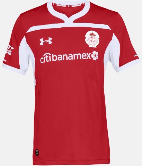 Camisa oficial Under Armour Toluca 2018 2019 I jogador