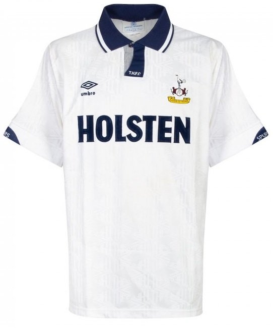 Camisa retro Umbro Tottenham 1991 1992 I  jogador