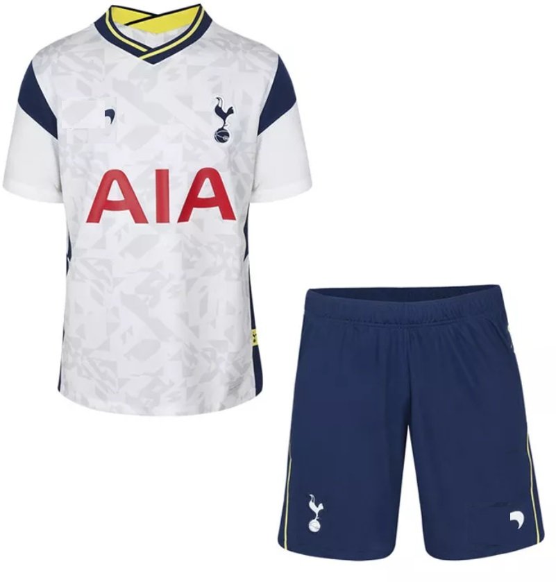 Kit infantil Tottenham 2020 2021 I Home jogador