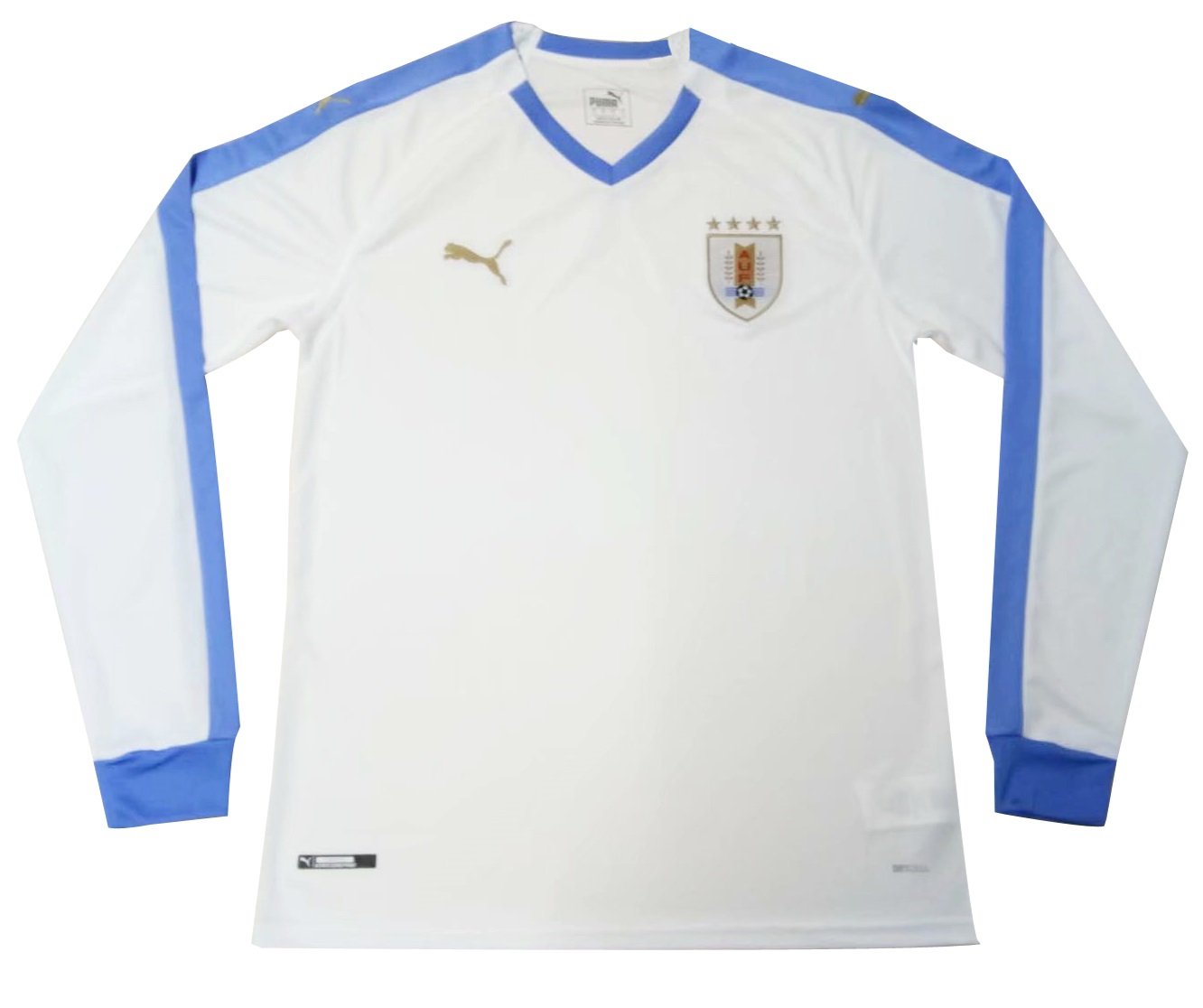 Camisa oficial Puma seleção do Uruguai 2019 II jogador manga comprida