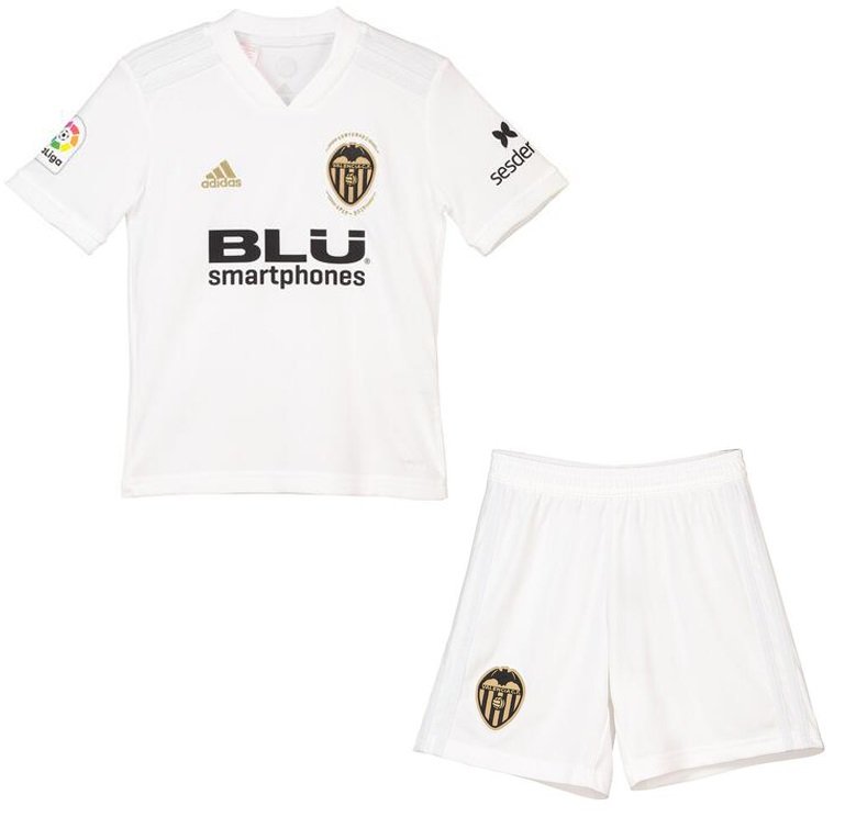Kit infantil oficial Adidas Valencia 2018 2019 I jogador