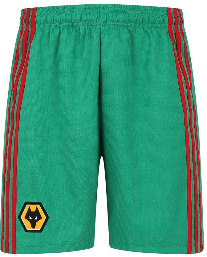 Calção oficial Adidas Wolverhampton 2019 2020 III Jogador